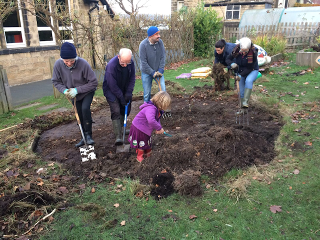 Ben Rhydding School Garden - Work Ongoing
