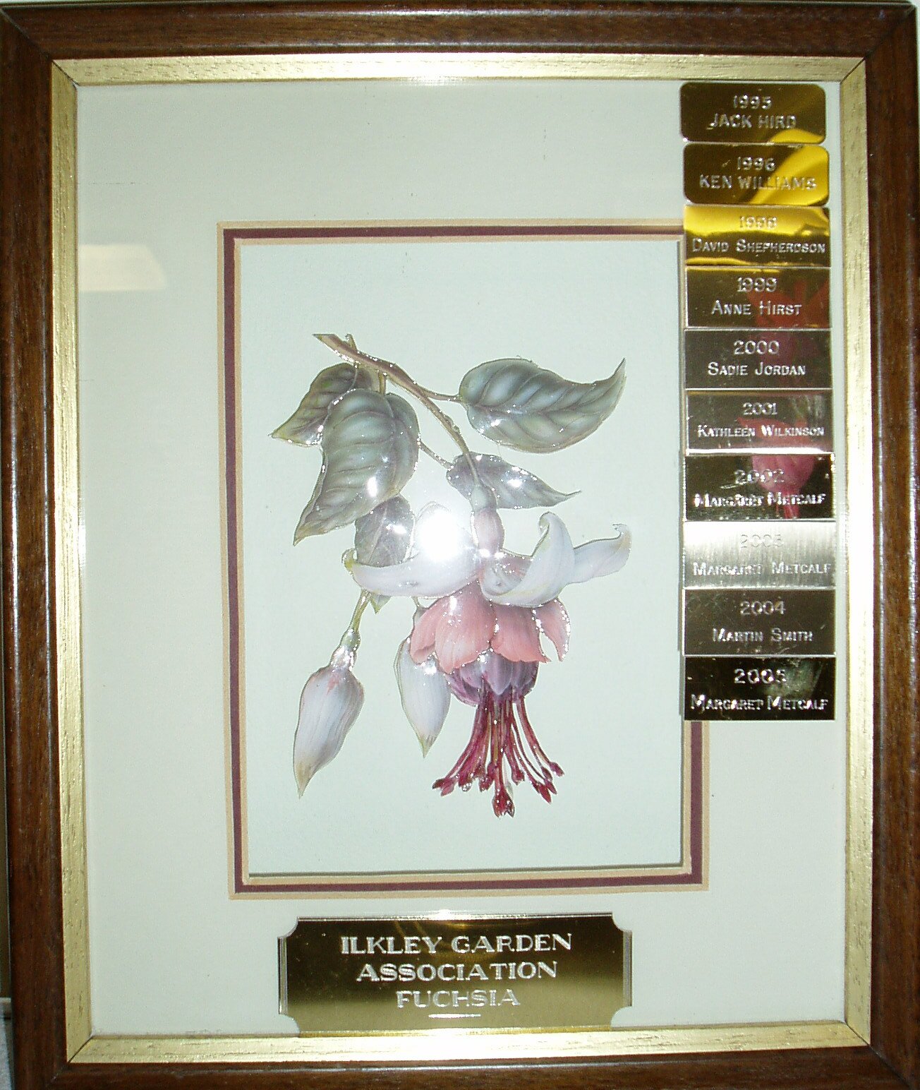 Ilkley Gardeners' Assocation Fuchsia Trophy